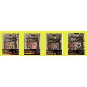 World's Smallest Transformers Micro Figures Comics Set 4 Optimus Megatron Arcee